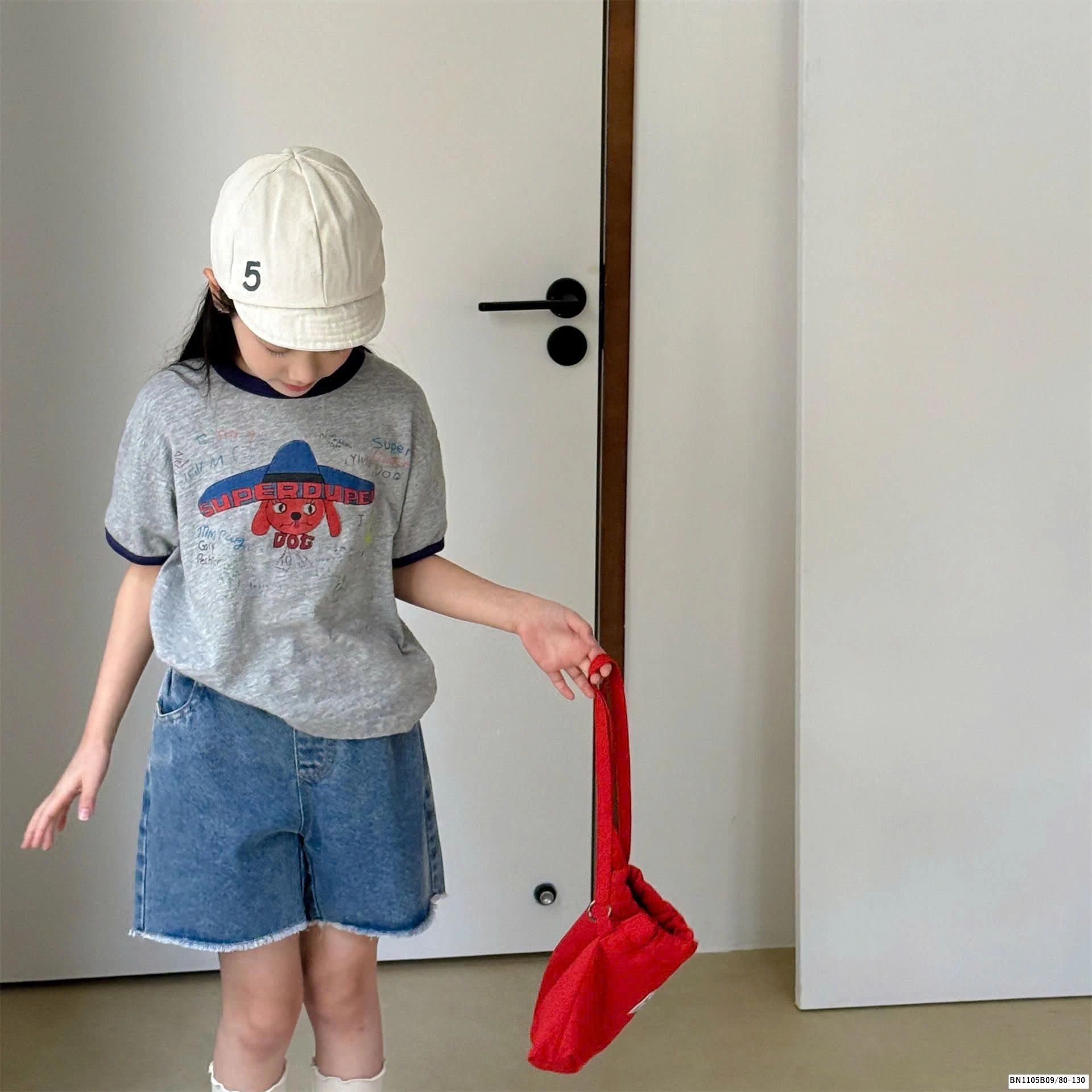 ÁO THUN XƯỚC CHÓ ĐỘI MŨ  ADBABY