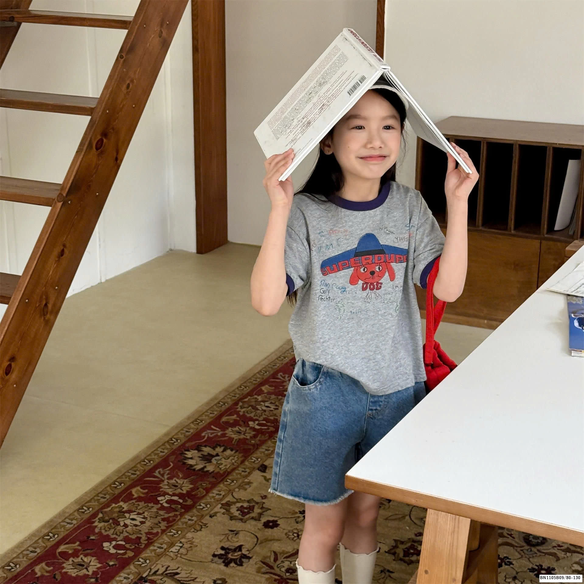 ÁO THUN XƯỚC CHÓ ĐỘI MŨ  ADBABY