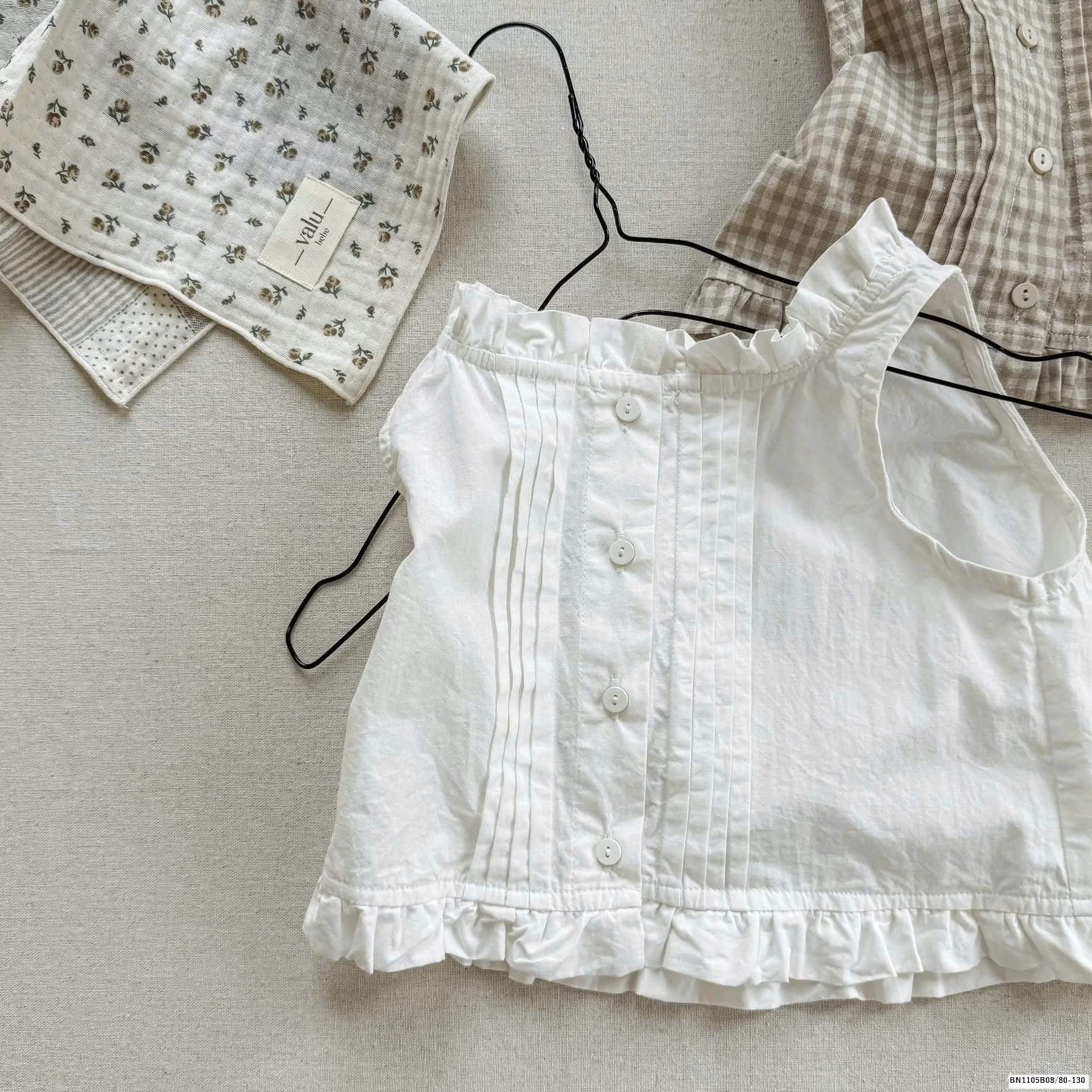 ÁO SÁT NÁCH VIỀN BÈO ADBABY