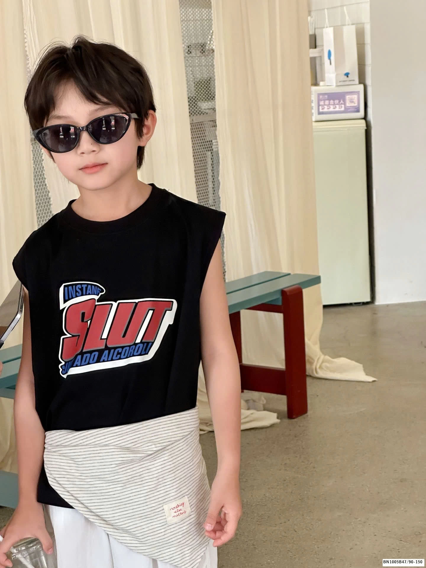 Áo tanktop Slut cho bé