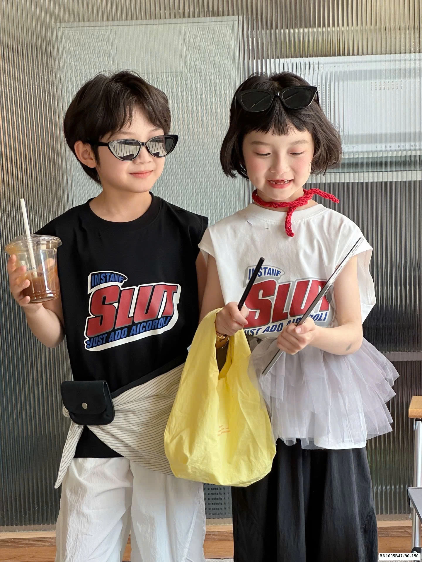 Áo tanktop Slut cho bé