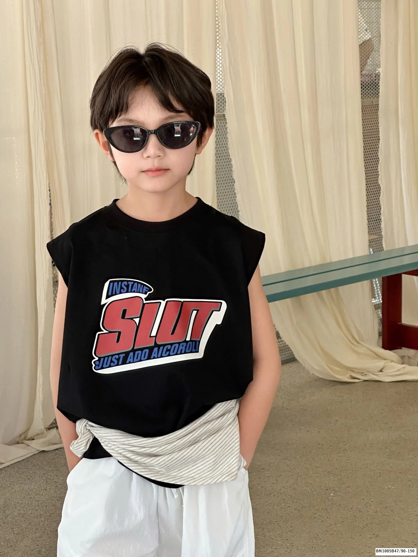 Áo tanktop Slut cho bé