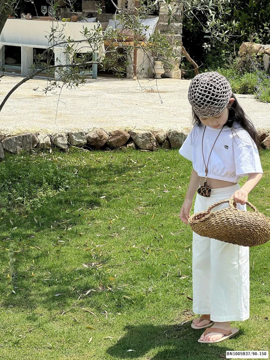 SET ÁO THUN CROPTOP MIX QUẦN SUÔNG