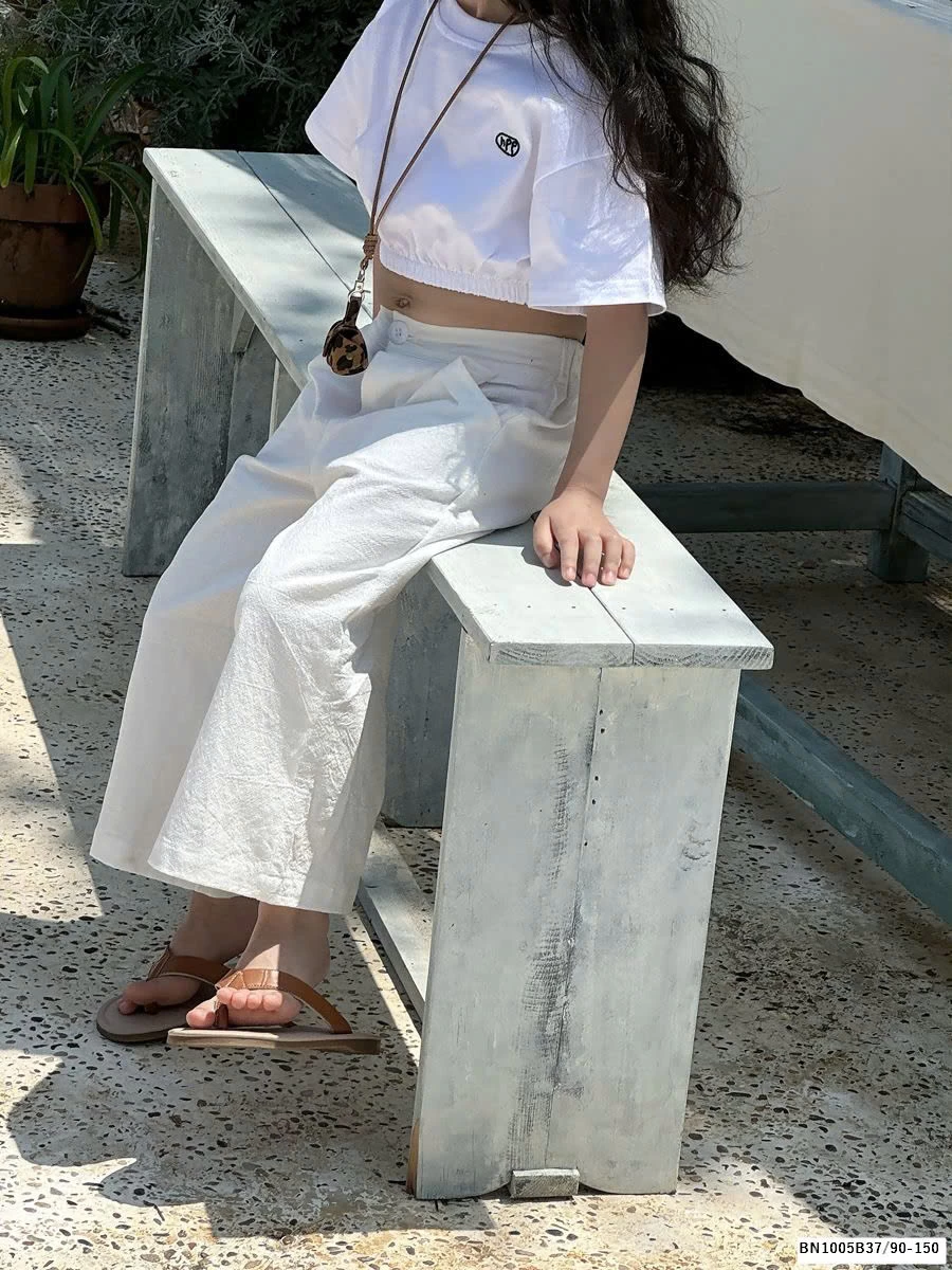 SET ÁO THUN CROPTOP MIX QUẦN SUÔNG