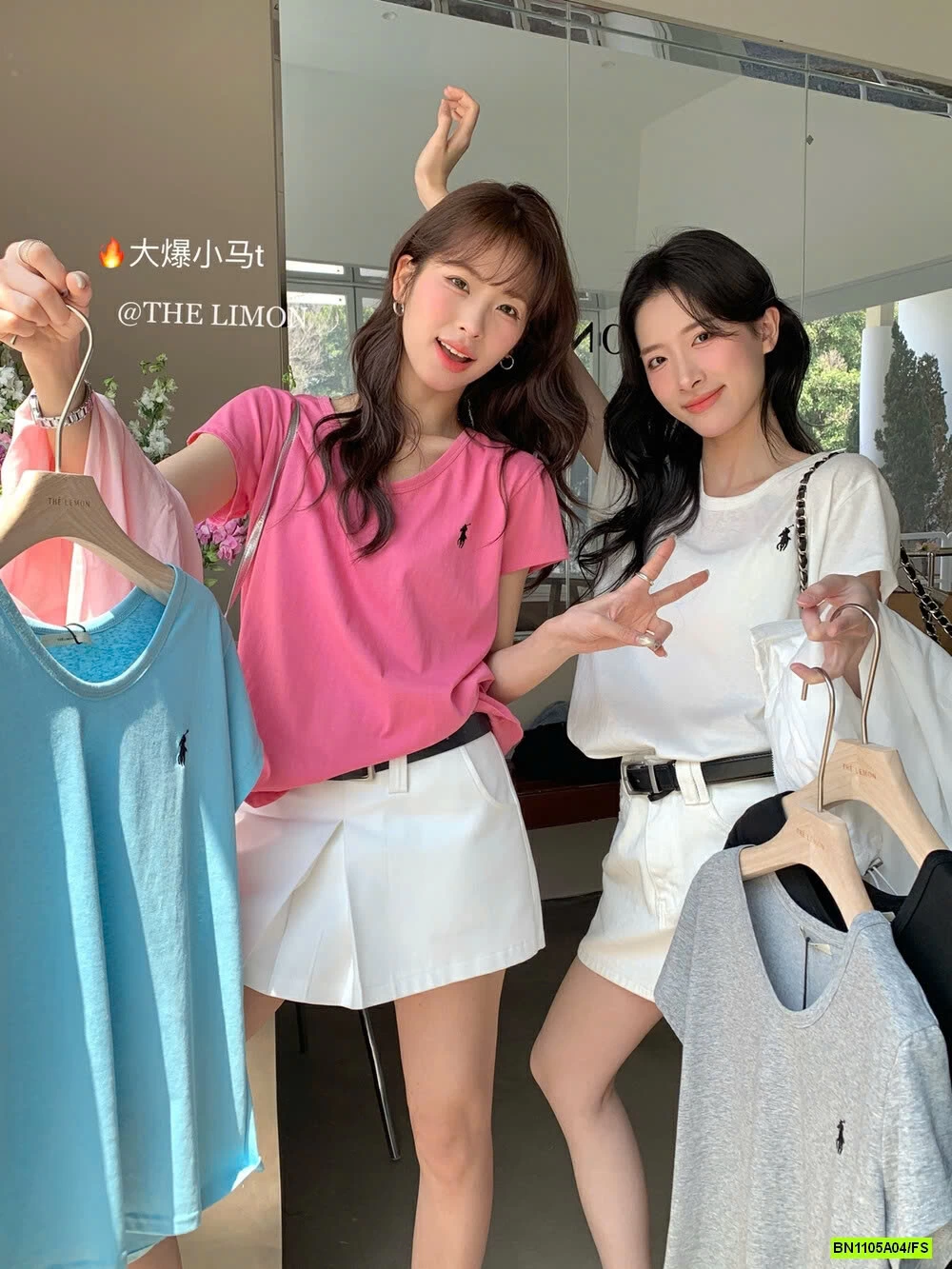 ÁO THUN XƯỚC LOGO NGỰA THELIMON