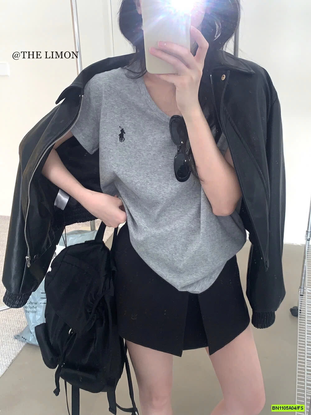 ÁO THUN XƯỚC LOGO NGỰA THELIMON