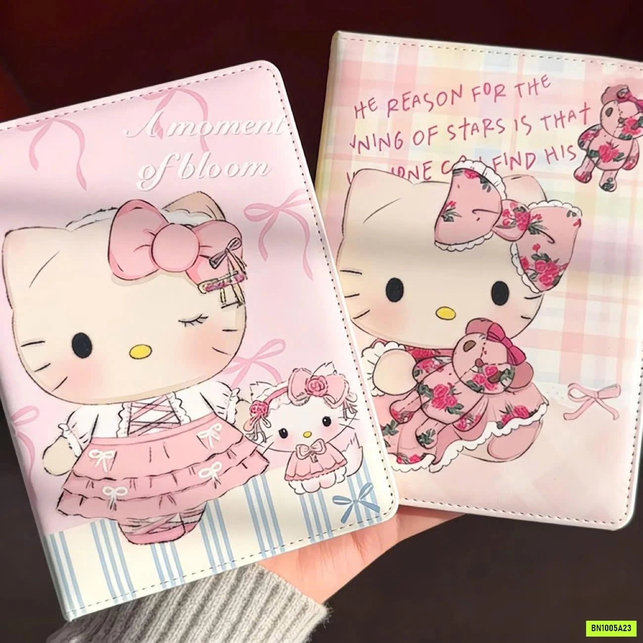SÉT 2 QUYỂN SỔ NHẬT KÍ KITTY DỄ THƯƠNG