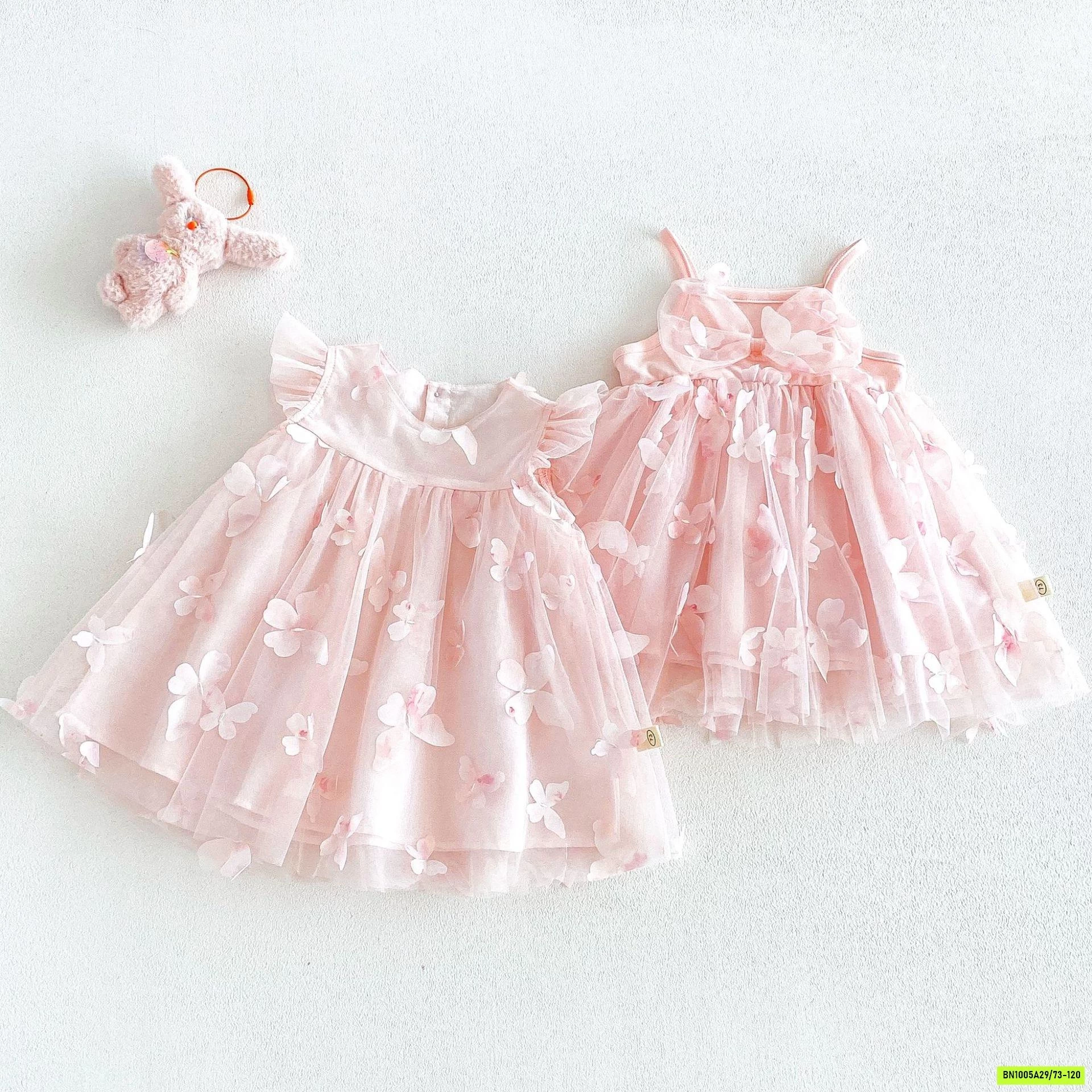 ĐẦM HỒNG VOAN BABY XINH XẮN