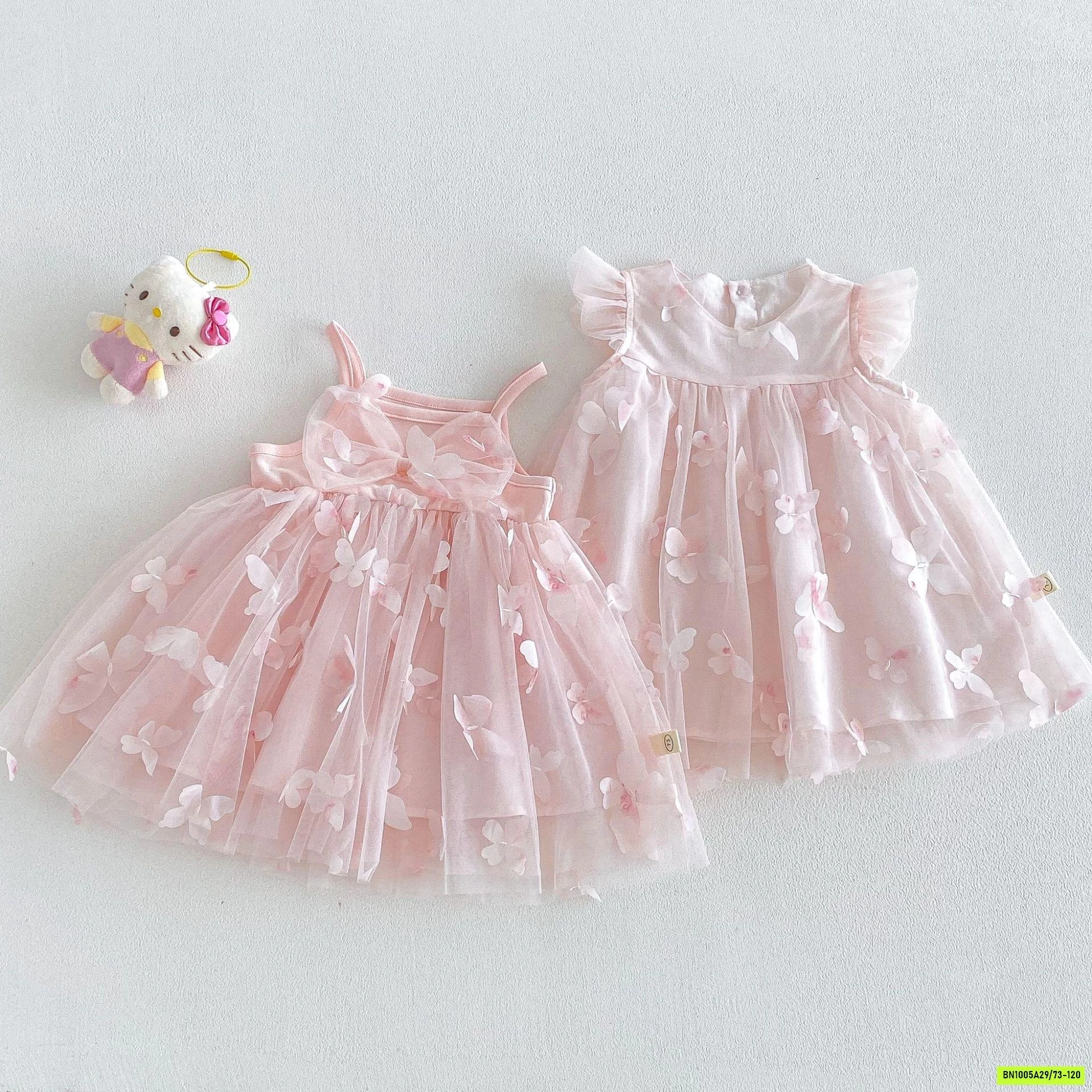 ĐẦM HỒNG VOAN BABY XINH XẮN