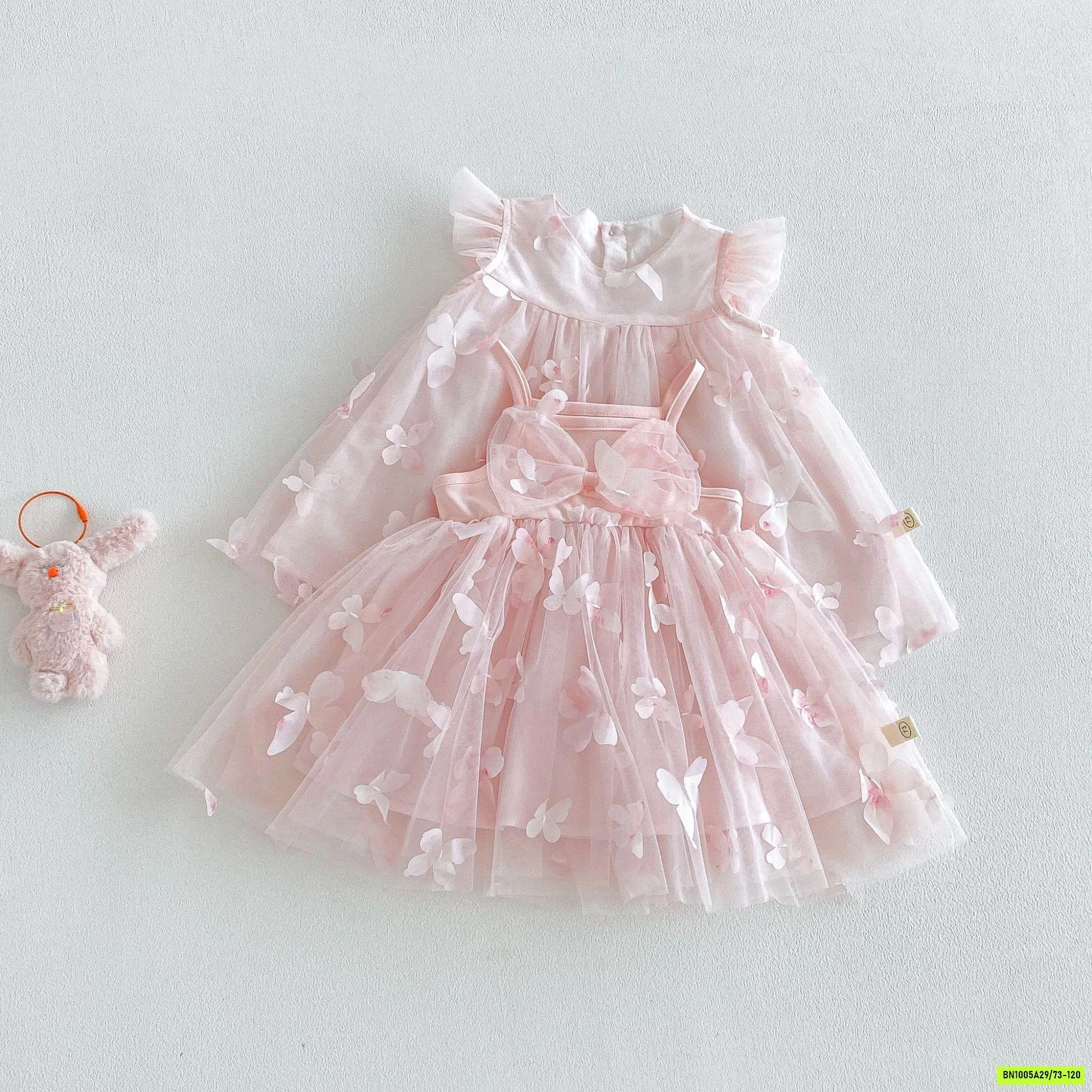 ĐẦM HỒNG VOAN BABY XINH XẮN