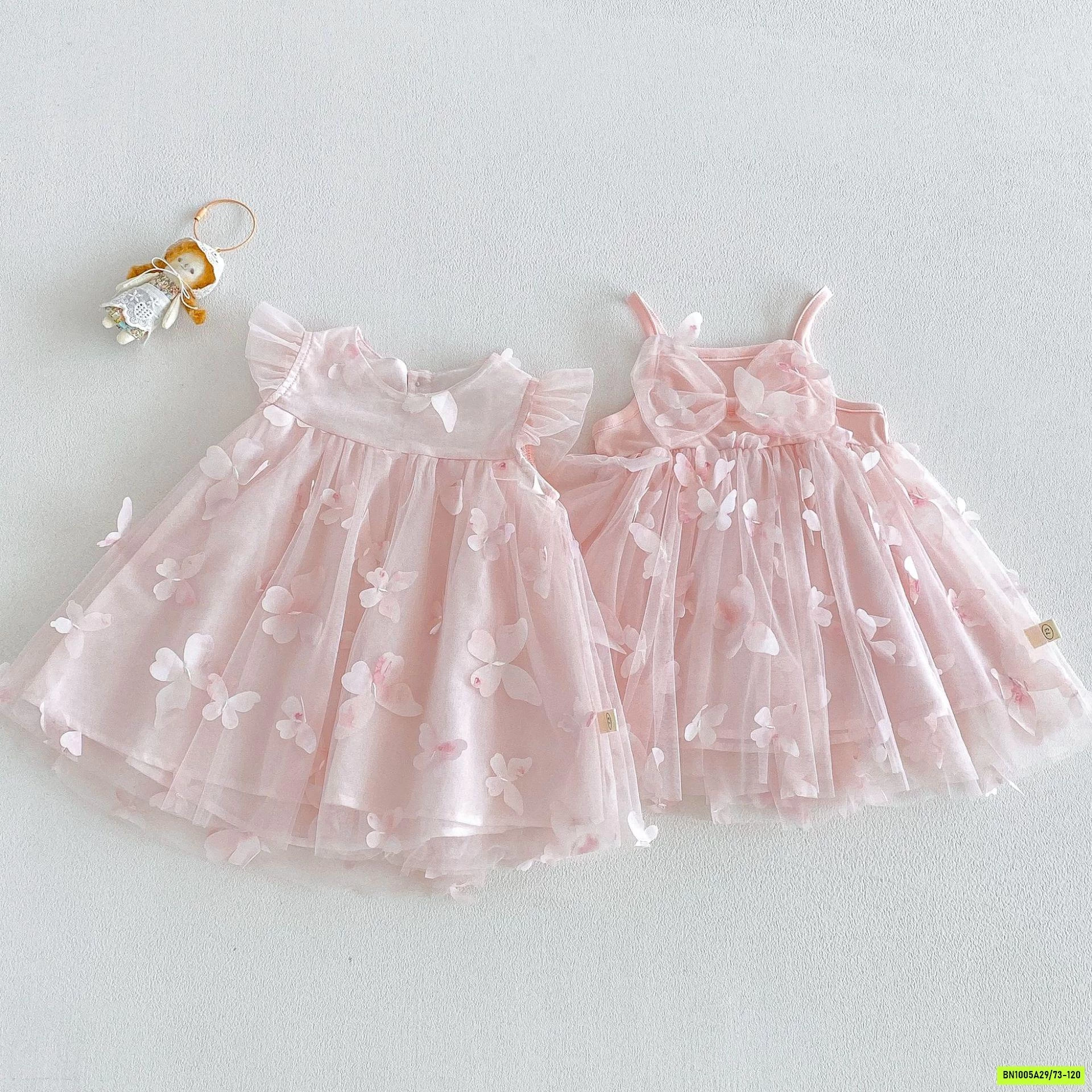 ĐẦM HỒNG VOAN BABY XINH XẮN