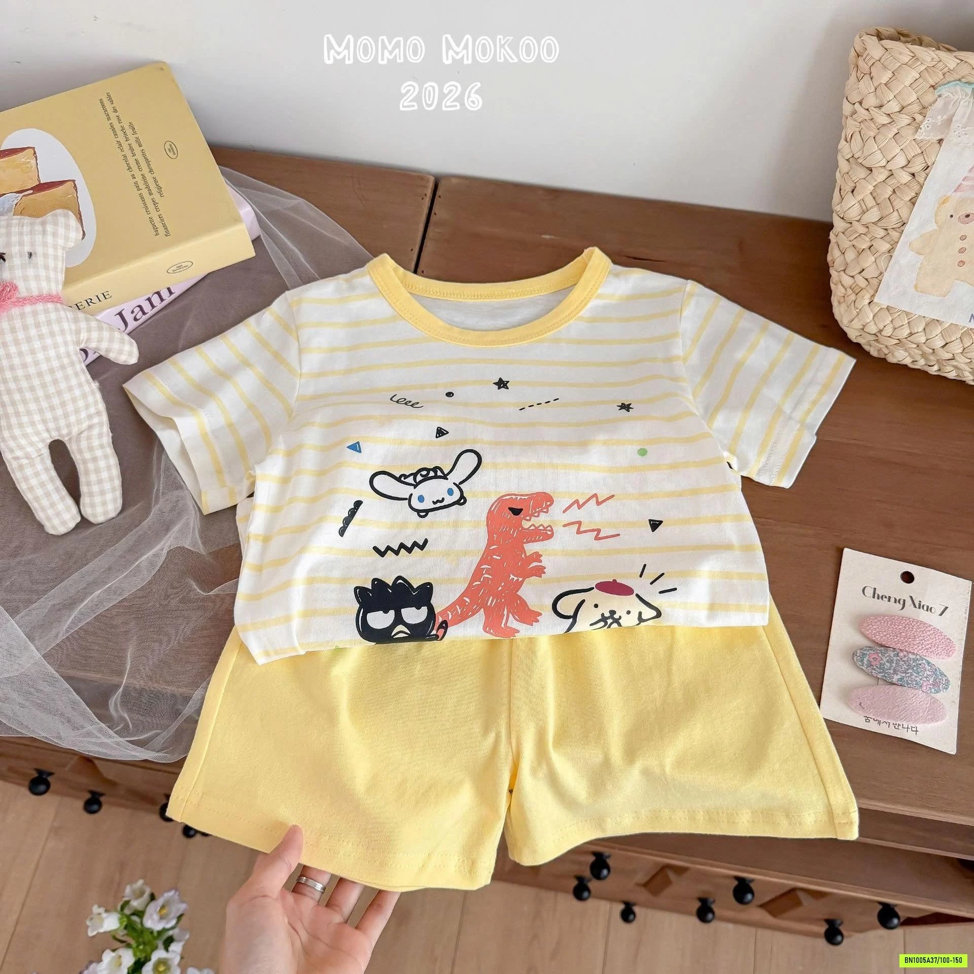 BỘ COTTON HỌA TIẾT CHO BÉ