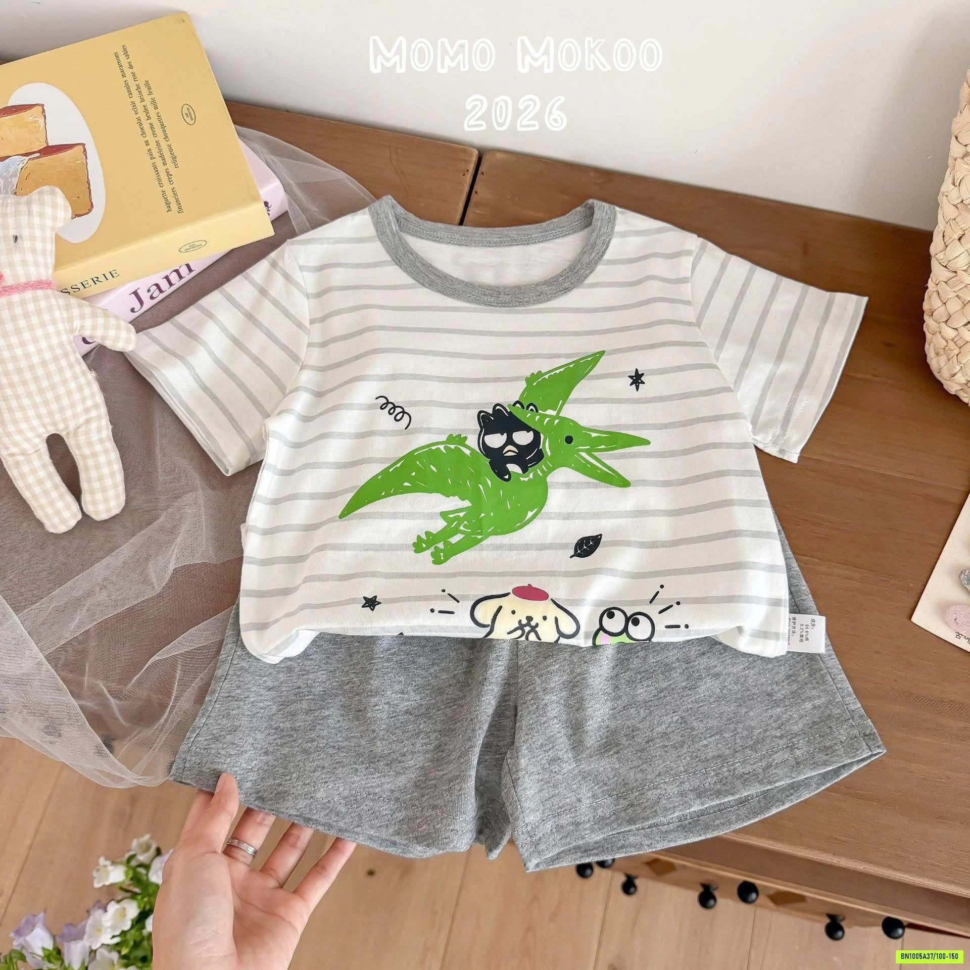 BỘ COTTON HỌA TIẾT CHO BÉ
