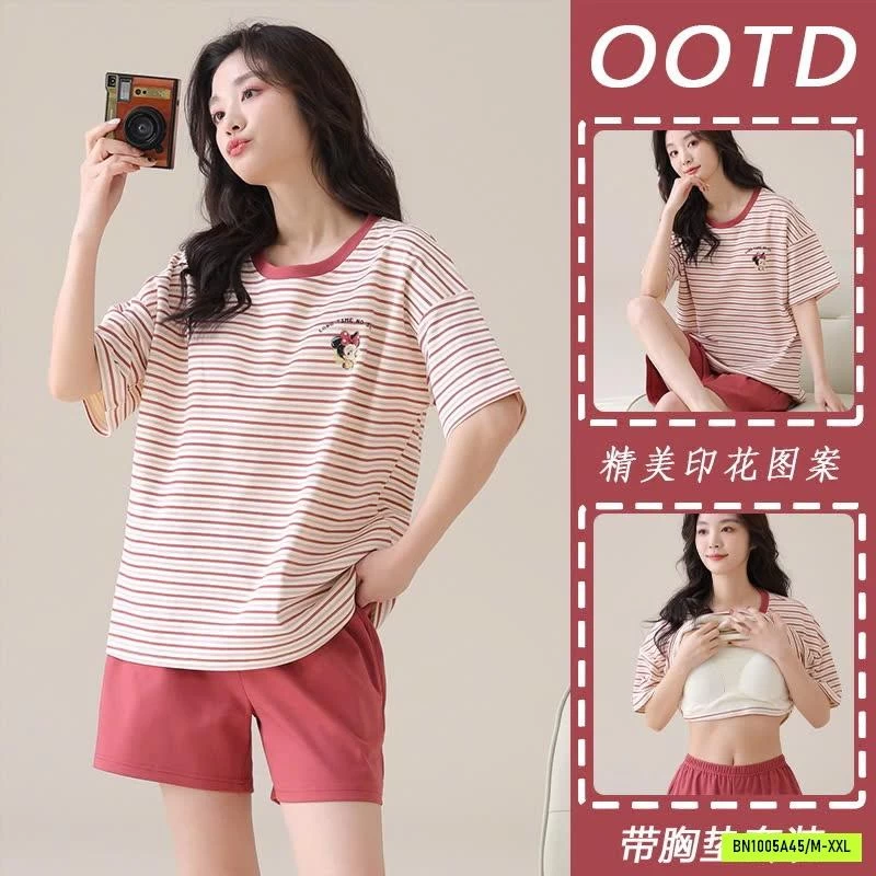 BỘ MẶC NHÀ NỮ KÈM BRA