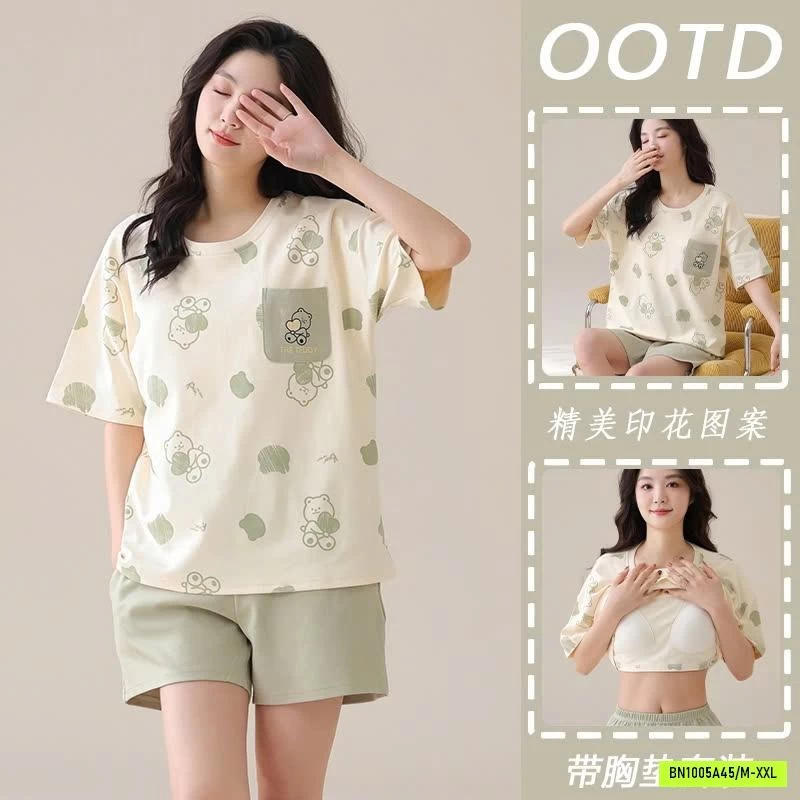 BỘ MẶC NHÀ NỮ KÈM BRA