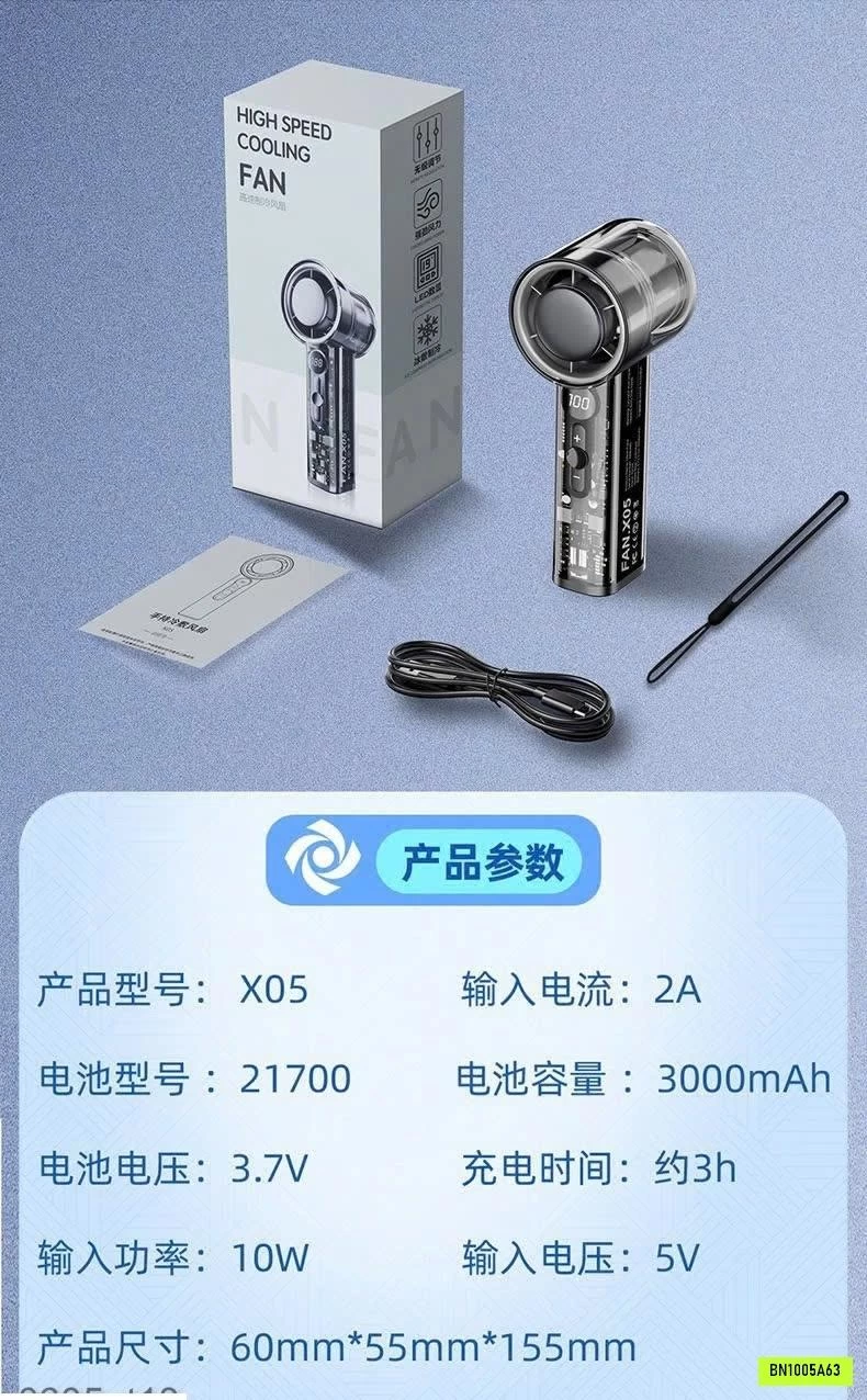 QUẠT ĐIỀU HOÀ CẦM TAY MINI X05