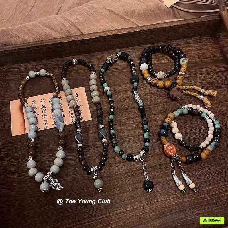 VÒNG TAY GỐM SỨ PHONG CÁCH VINTAGE