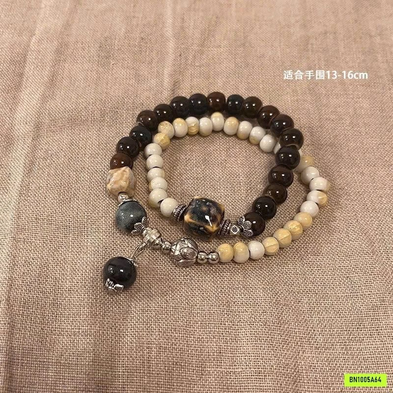 VÒNG TAY GỐM SỨ PHONG CÁCH VINTAGE
