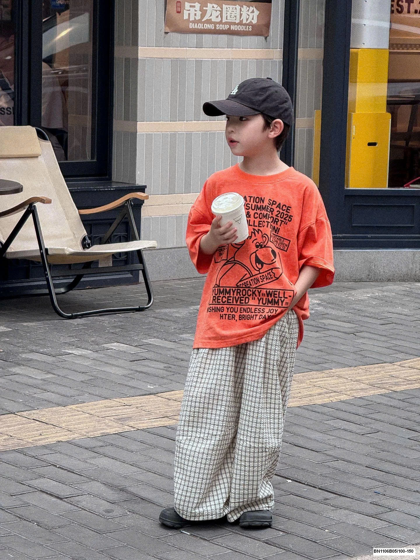 ÁO PHÔNG GẤU MIX QUẦN CARO MẪU MỚI