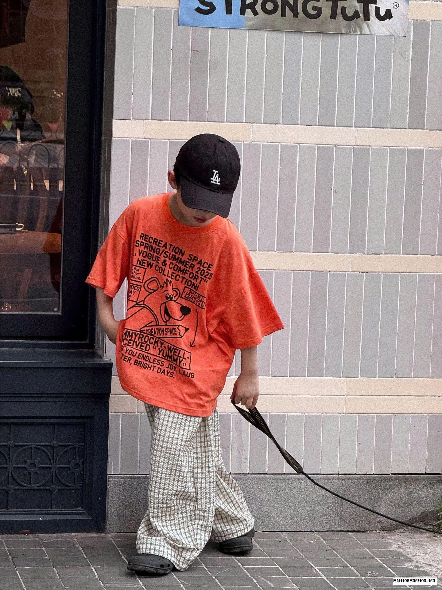 ÁO PHÔNG GẤU MIX QUẦN CARO MẪU MỚI