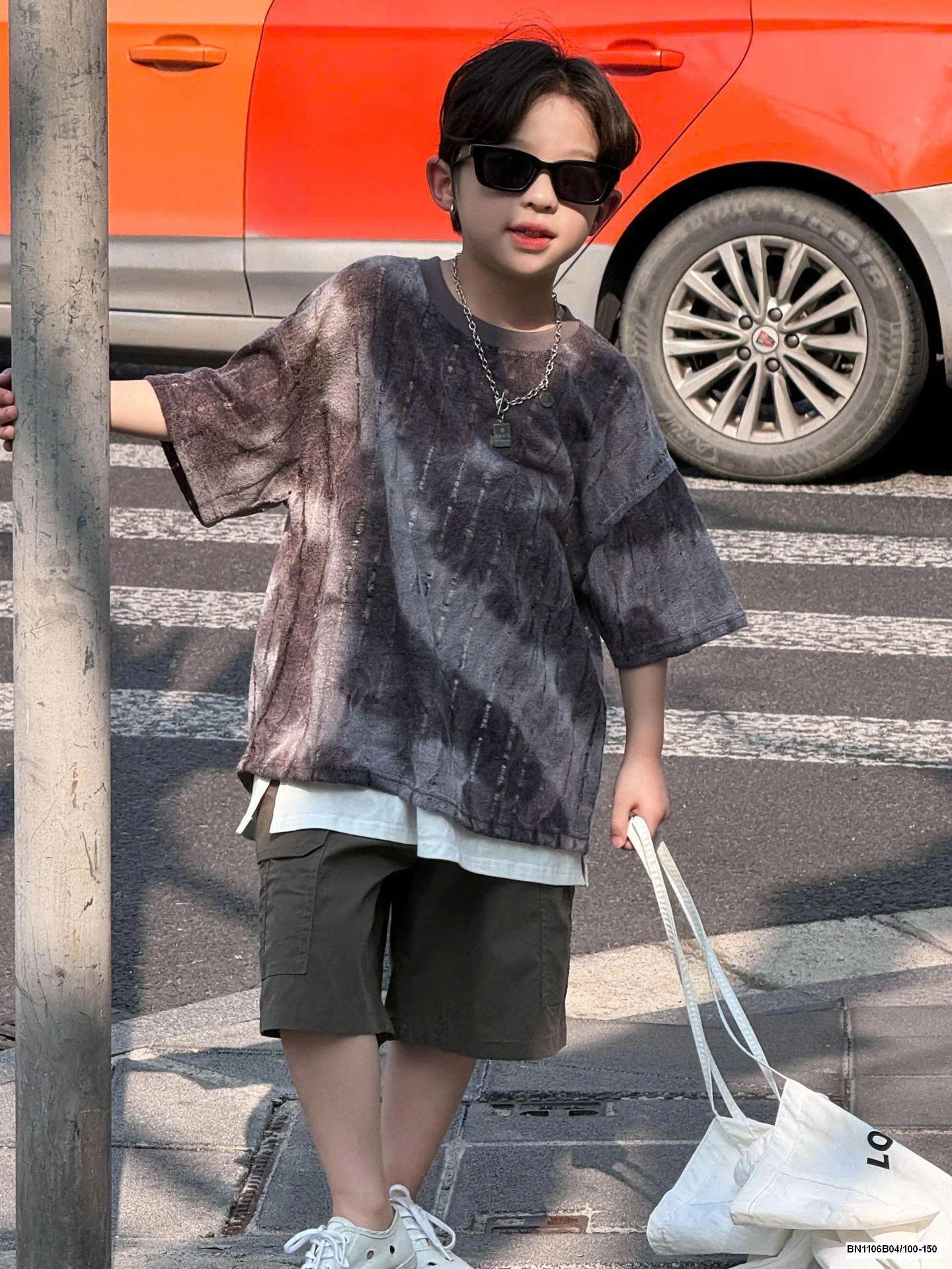 ÁO THUN RÁCH LOANG MÀU