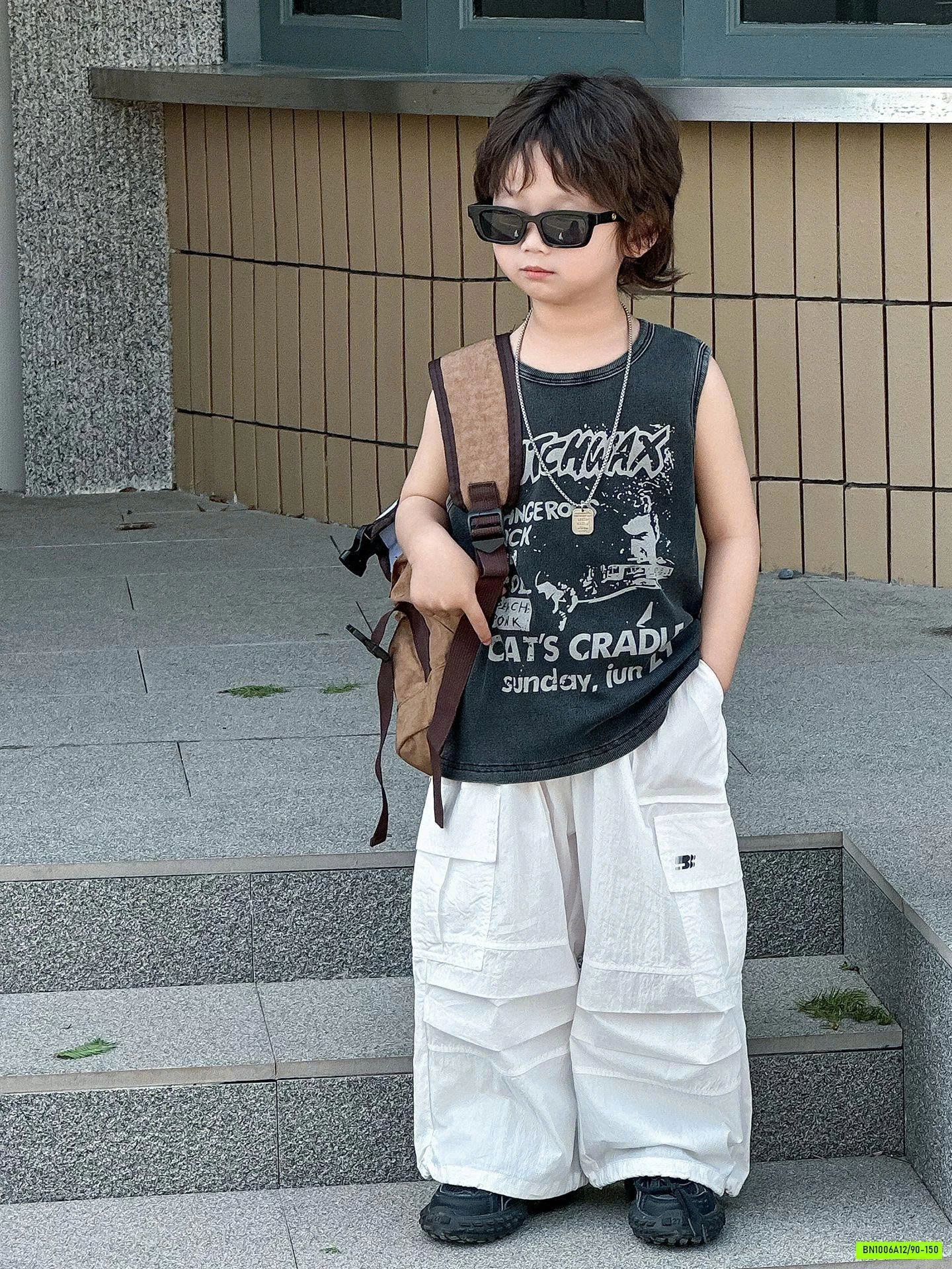 ÁO SÁT NÁCH IN HÌNH BẠC MÀU