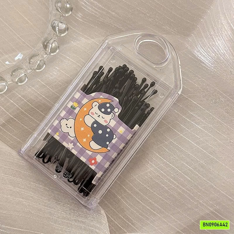 HỘP 30 KẸP TÓC ĐEN