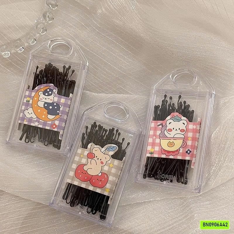 HỘP 30 KẸP TÓC ĐEN