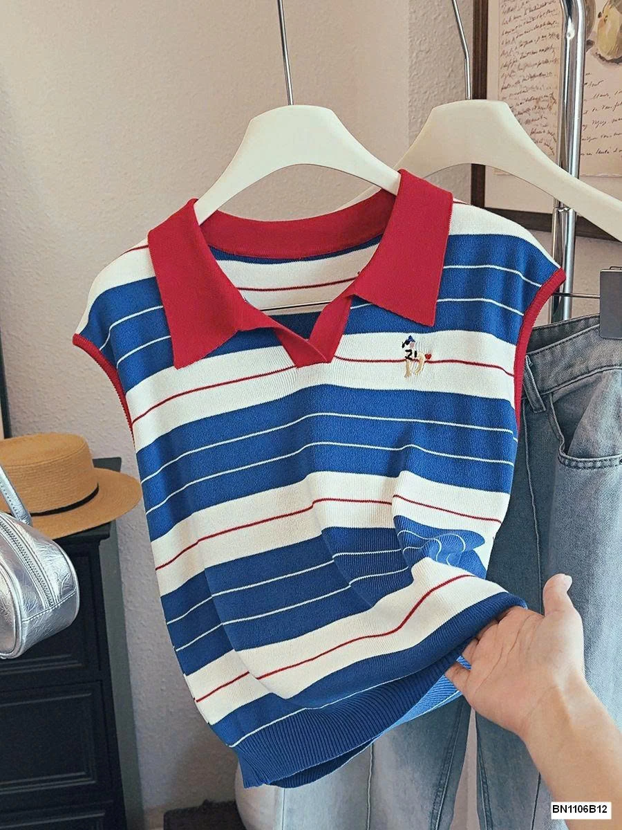 ÁO LEN KẺ MÙA HÈ SÁT NÁCH