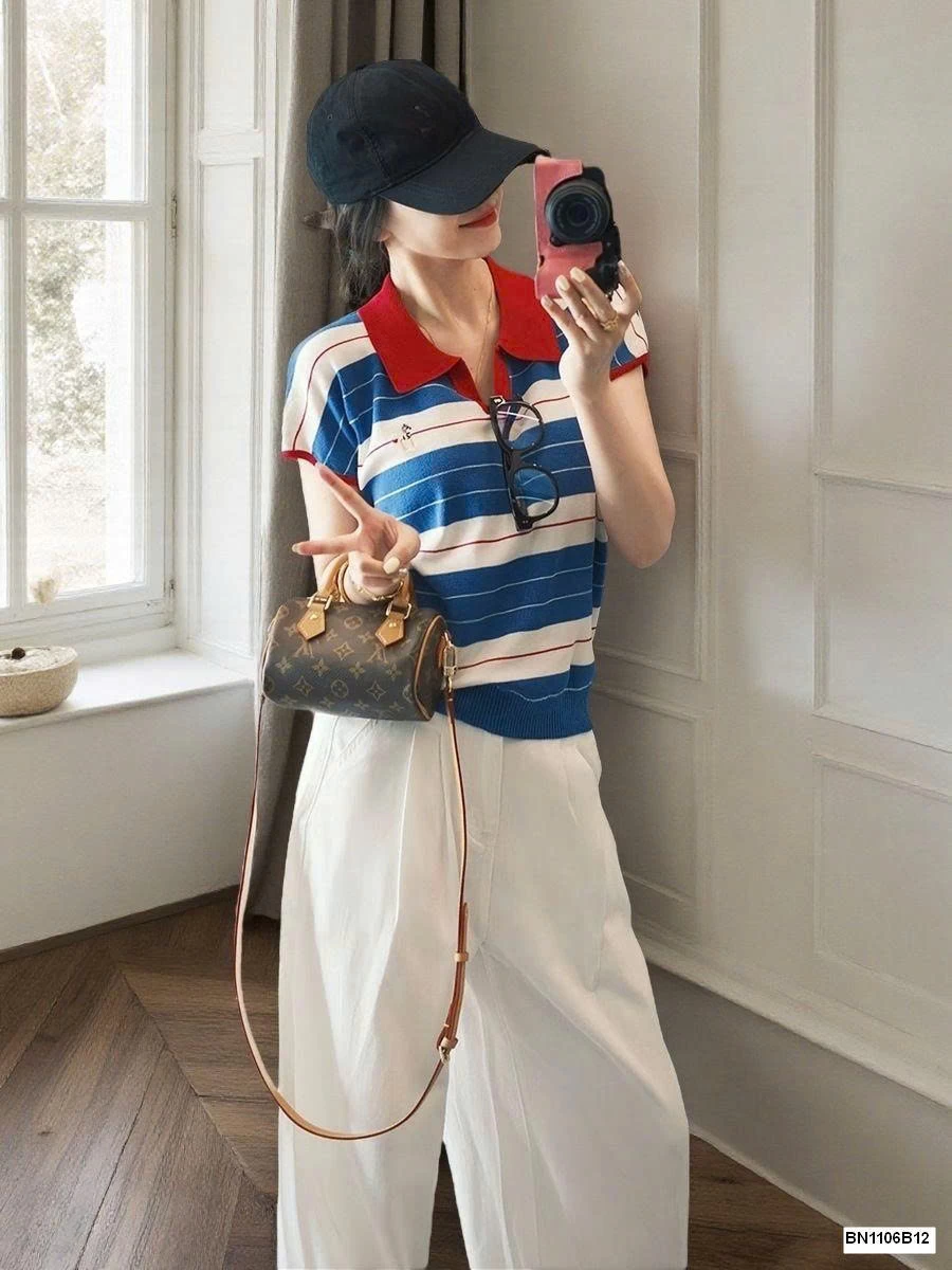 ÁO LEN KẺ MÙA HÈ SÁT NÁCH