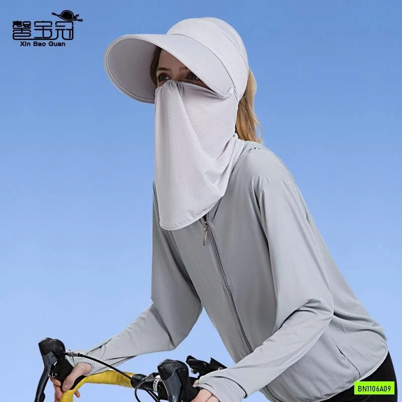 MŨ CHỐNG NẮNG KÈM KHẨU TRANG