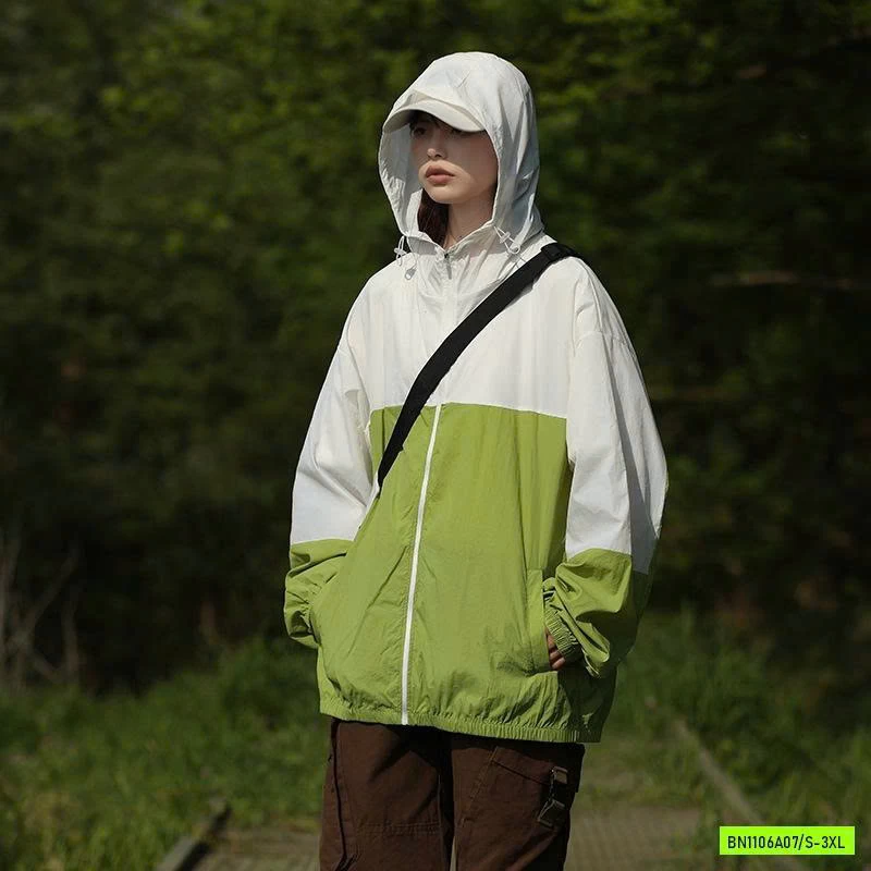 KHOÁC GIÓ MỎNG CHỐNG NẮNG PHỐI MÀU