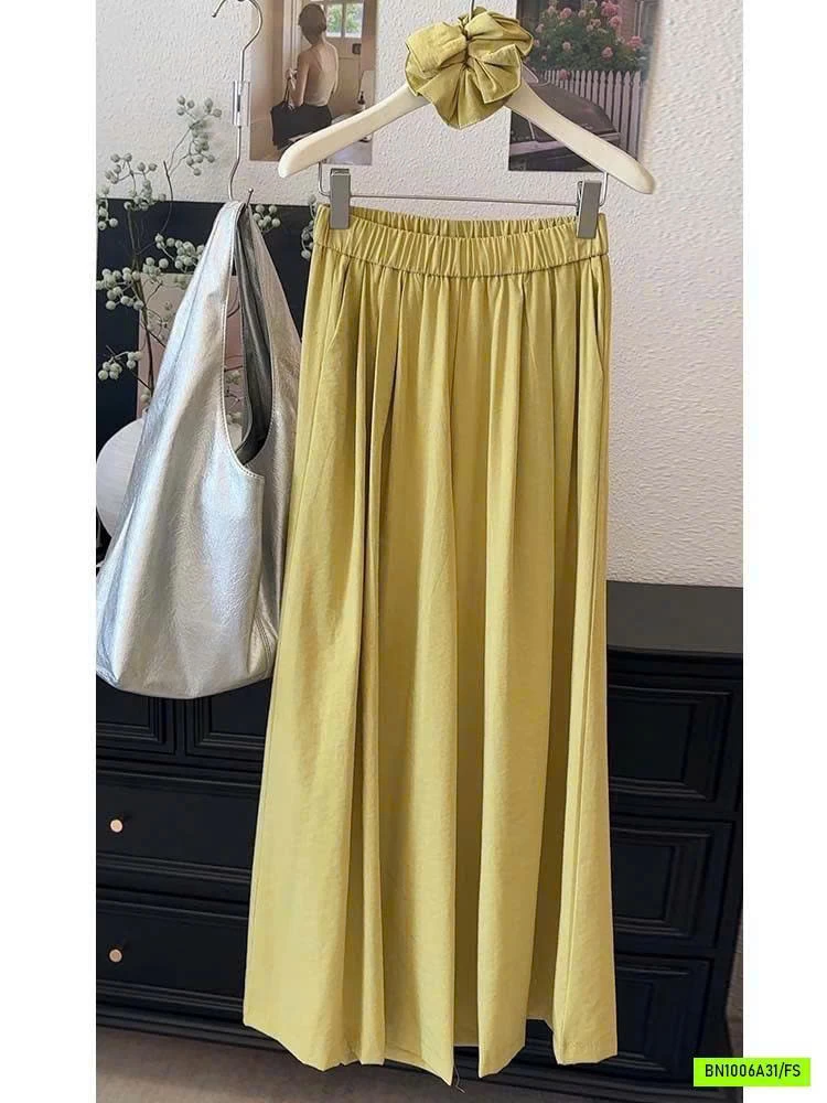 QUẦN ỐNG RỘNG DÁNG VÁY NỮ