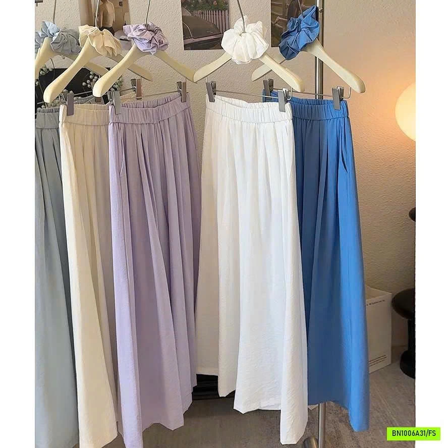 QUẦN ỐNG RỘNG DÁNG VÁY NỮ