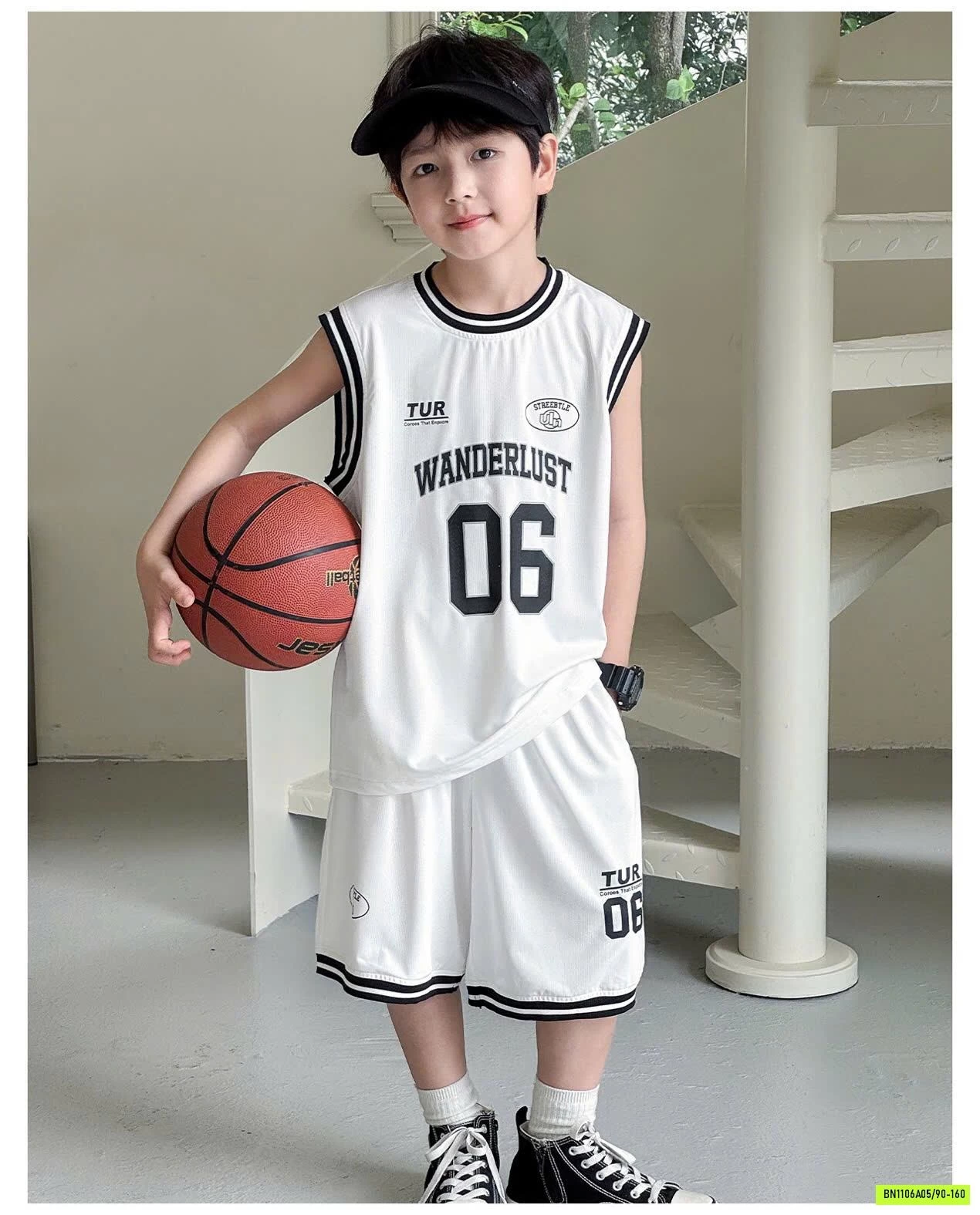 BỘ THỂ THAO BÓNG RỔ SỐ 06 AOAOKIDS