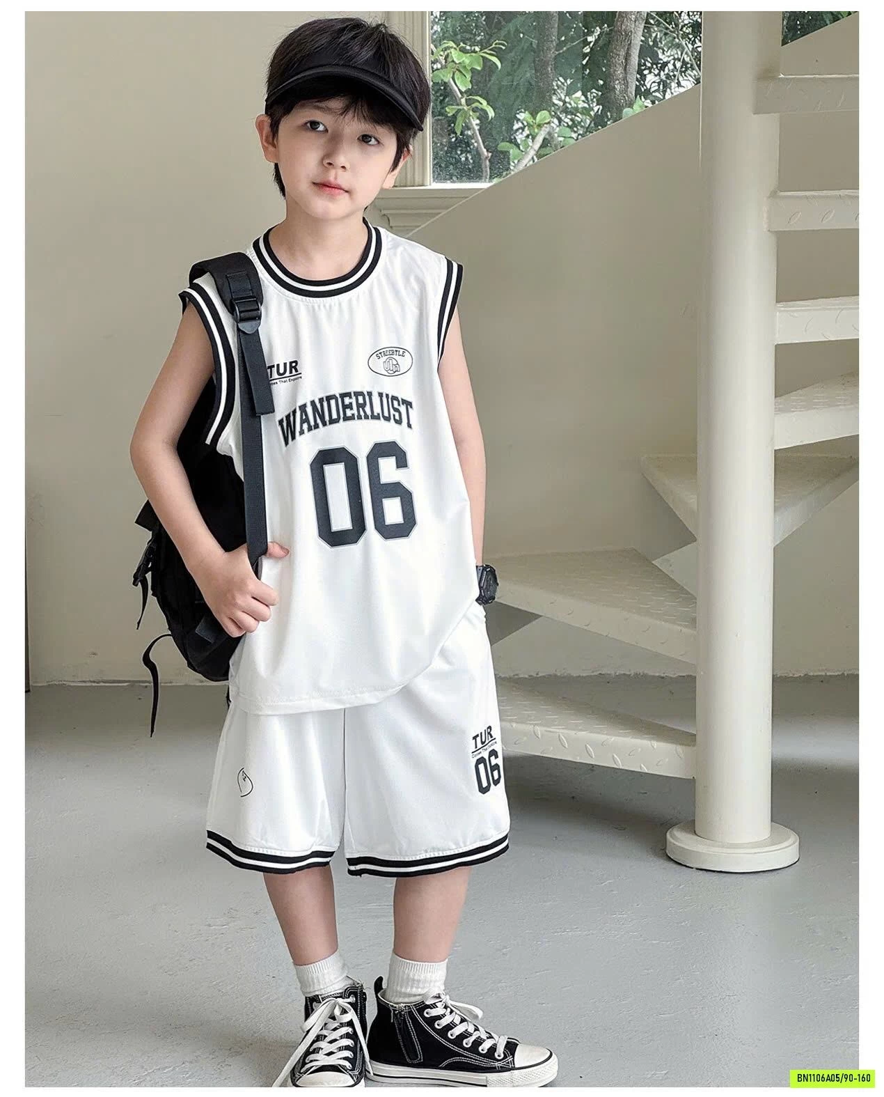 BỘ THỂ THAO BÓNG RỔ SỐ 06 AOAOKIDS