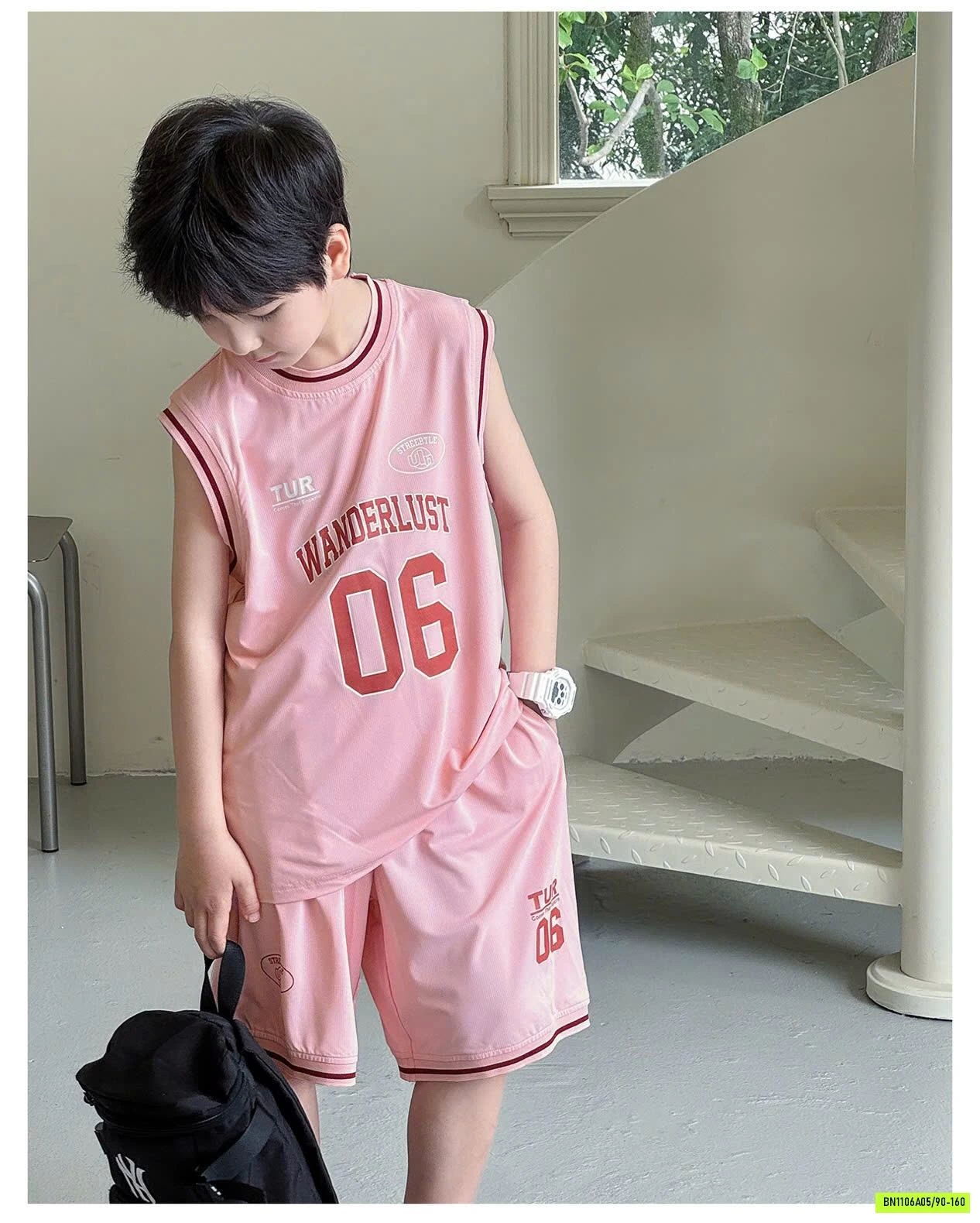 BỘ THỂ THAO BÓNG RỔ SỐ 06 AOAOKIDS