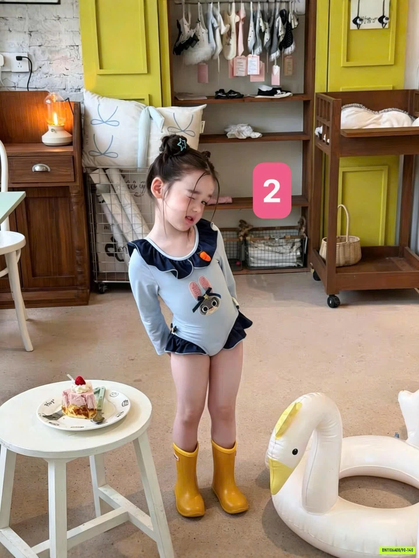 BIKINI BÁNH BÈO CHO BÉ GÁI