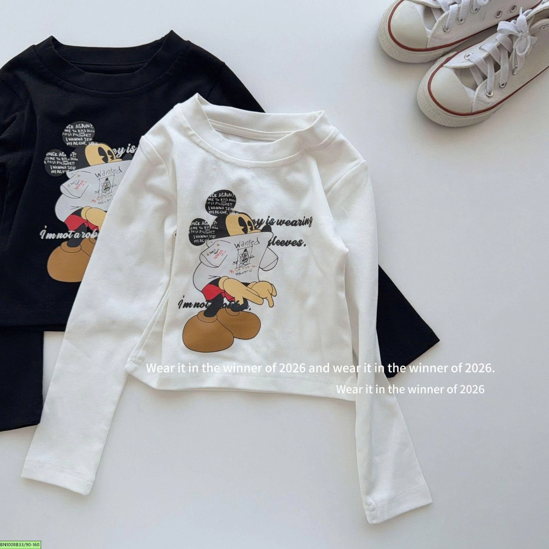 ÁO THUN MICKEY DÀI TAY T&Qkids