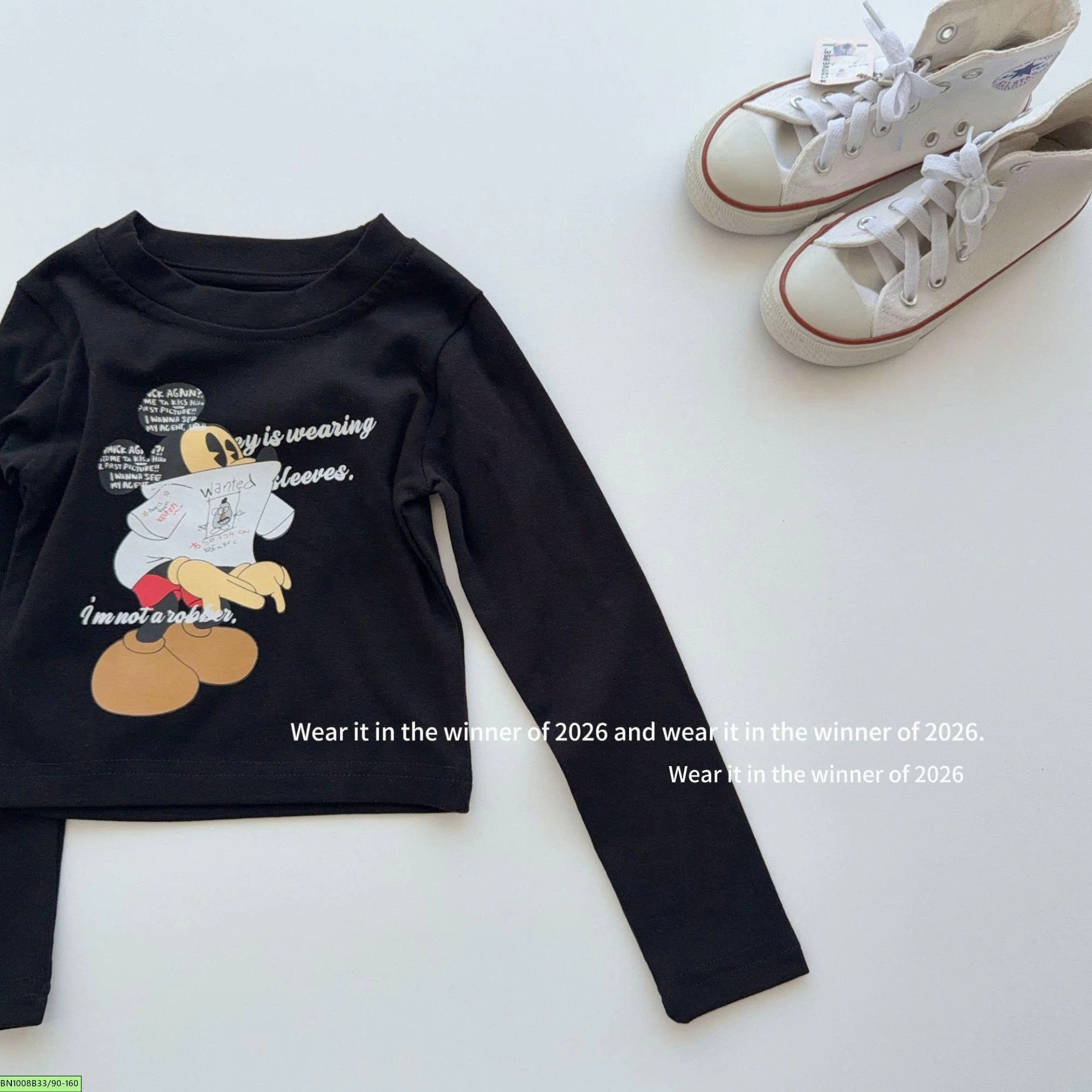 ÁO THUN MICKEY DÀI TAY T&Qkids