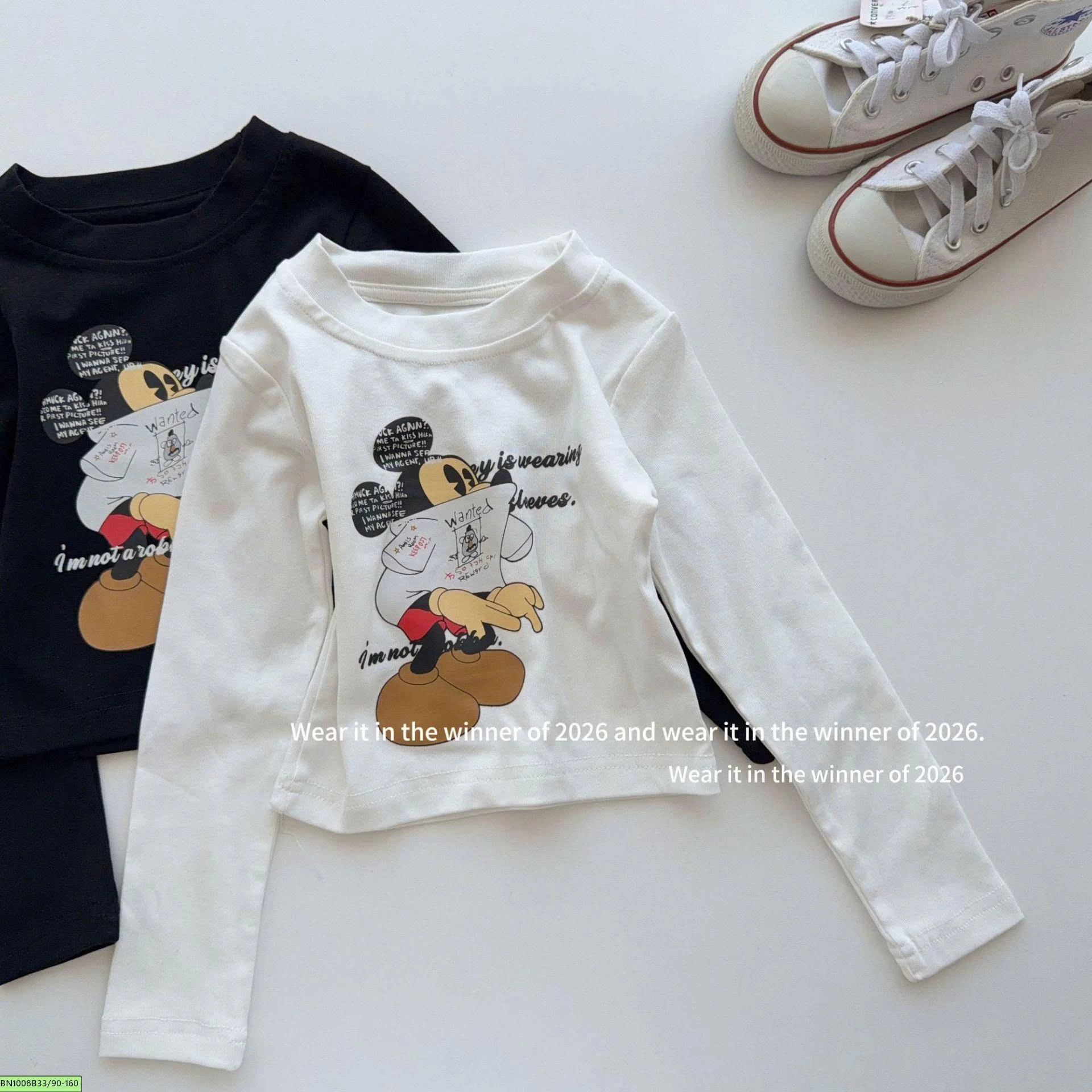 ÁO THUN MICKEY DÀI TAY T&Qkids