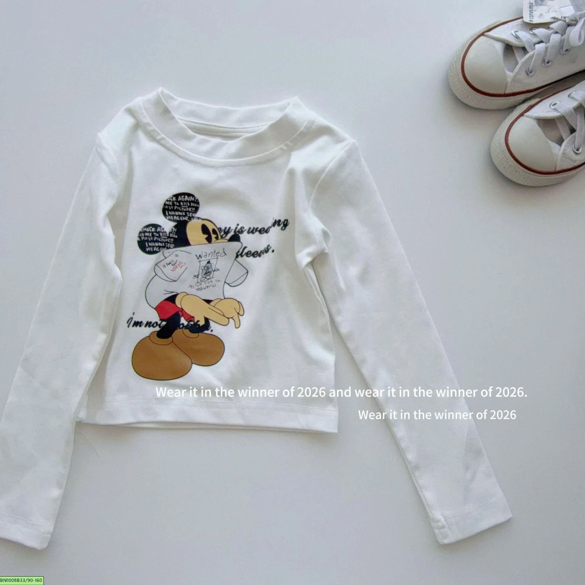 ÁO THUN MICKEY DÀI TAY T&Qkids