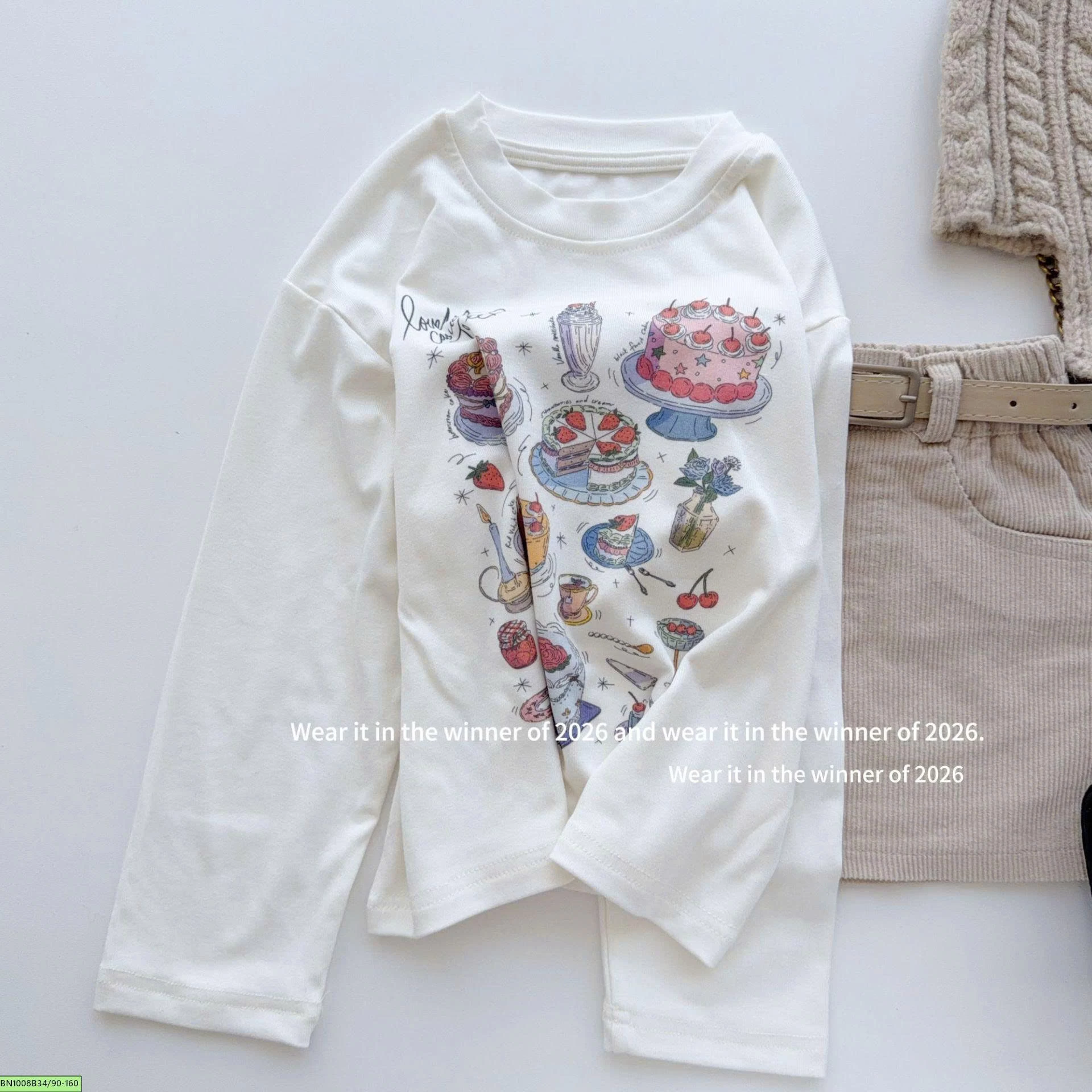 ÁO THUN BÁNH SINH NHẬT T&Qkids