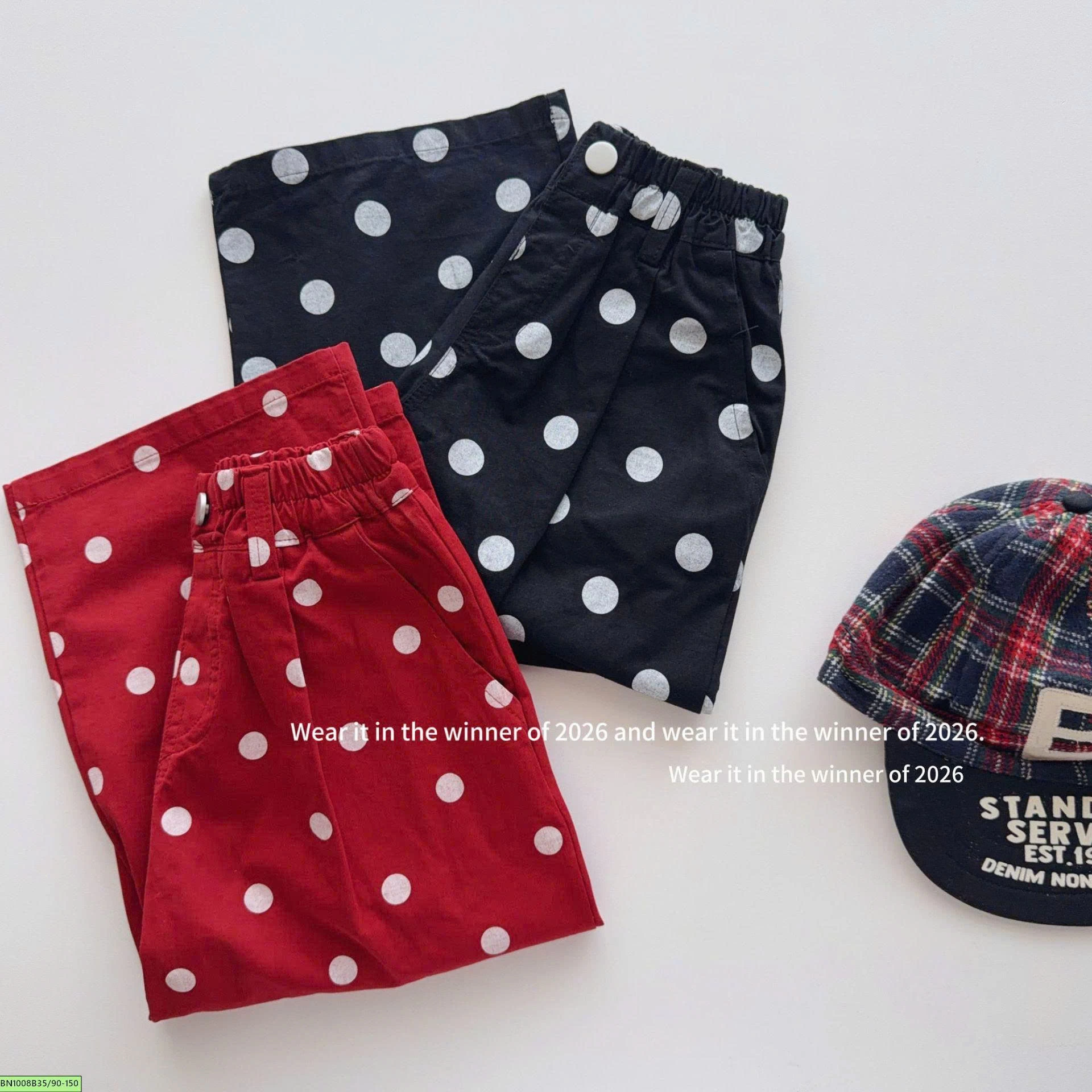 QUẦN CHẤM BI THỜI TRANG T&Qkids