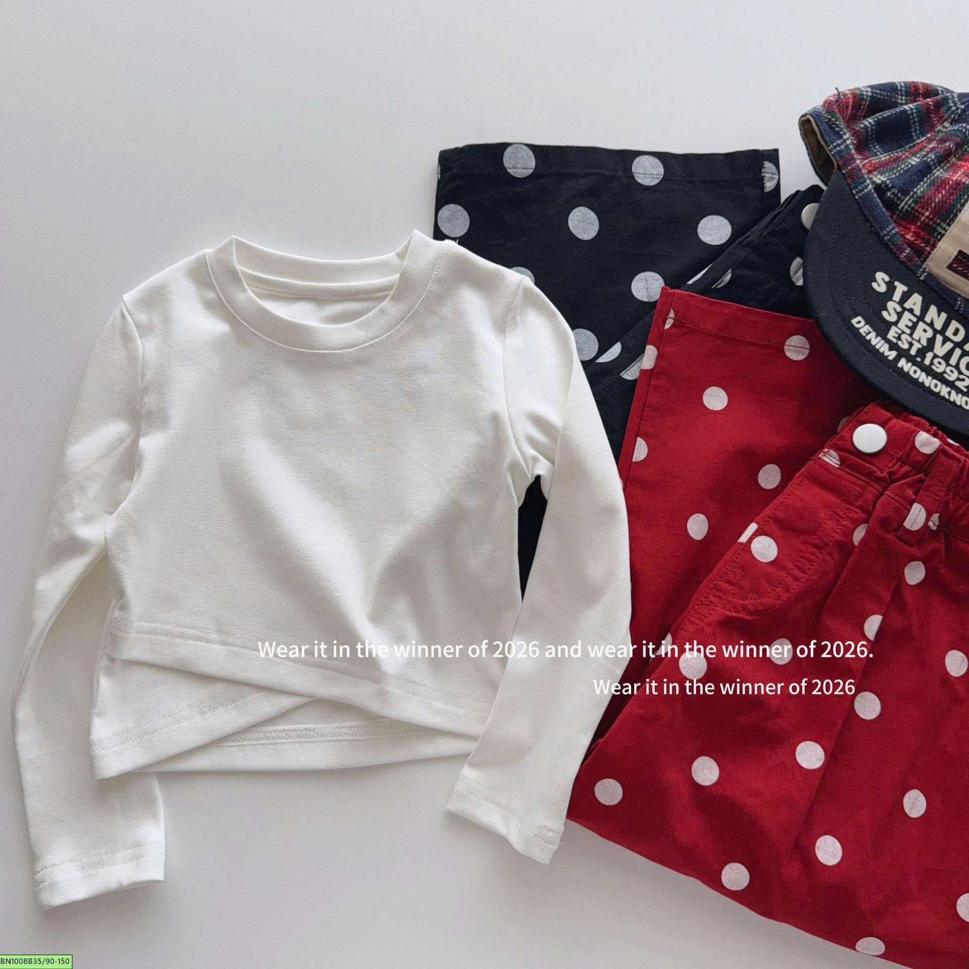 QUẦN CHẤM BI THỜI TRANG T&Qkids