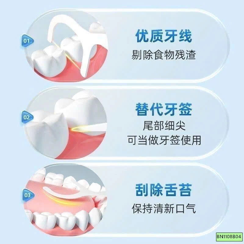 Set 3 túi tăm chỉ nha khoa của Hynaut