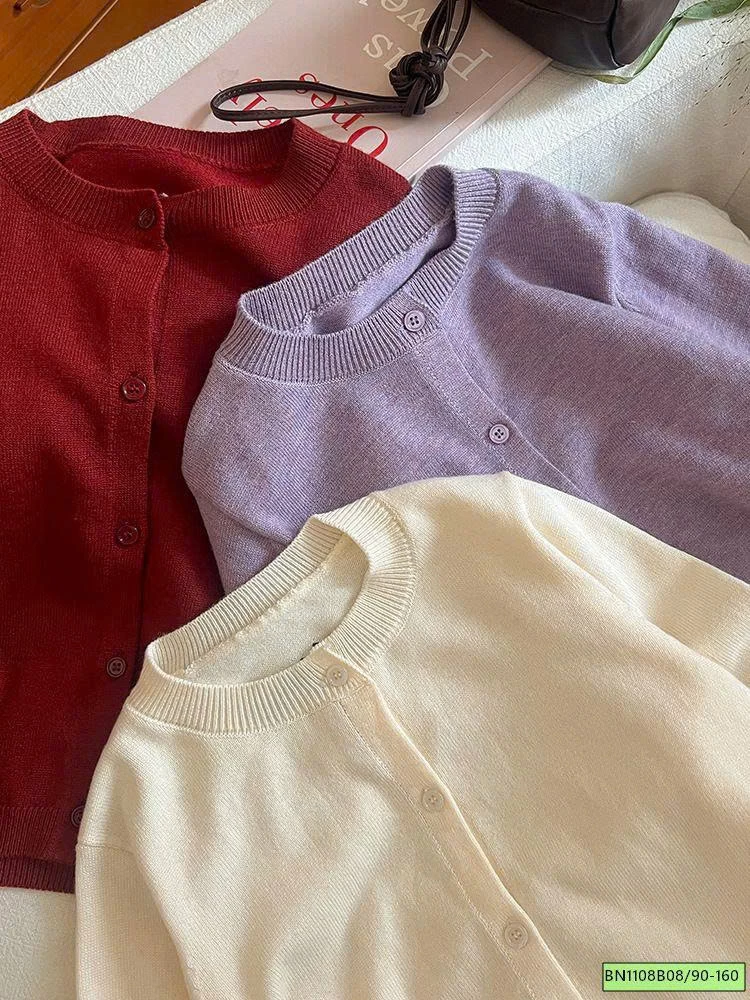 ÁO CARDIGAN LEN AMBB 25F079