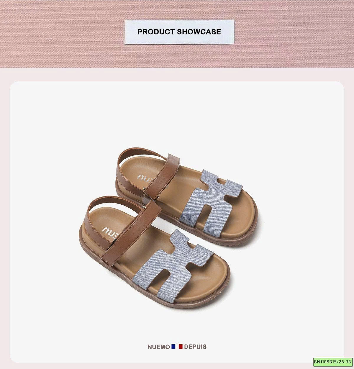 SANDAL CHỮ H