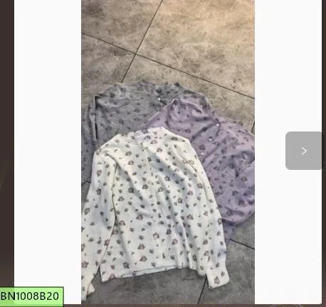 ÁO CARDIGAN LEN MỎNG IN HOA MÙA THU