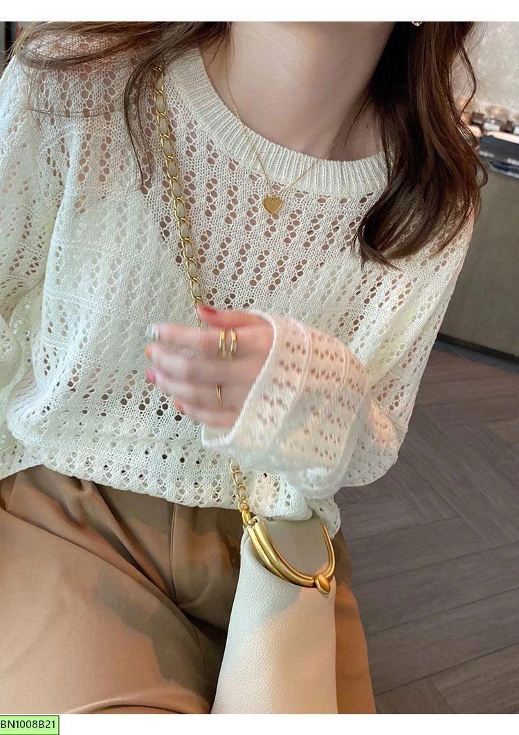ÁO LEN LƯỚI ĐAN THỜI TRANG